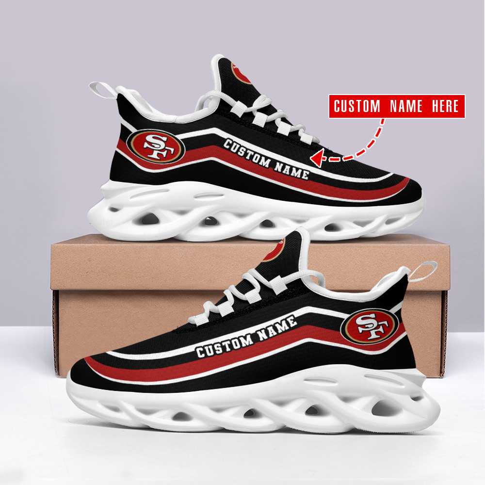 JWFancy San Francisco 49ers NFL Max Soul Shoes Sneakers For Men And Women