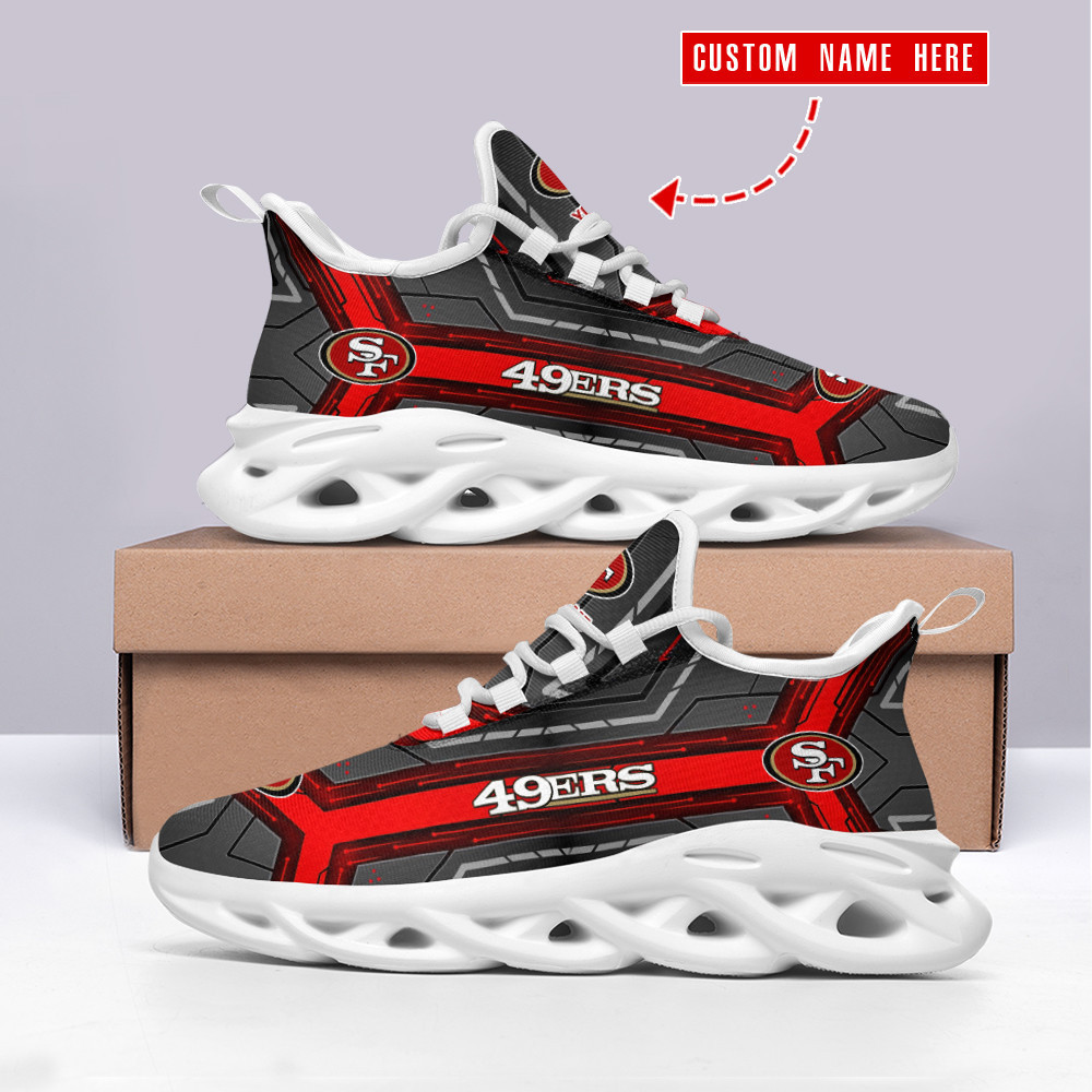 JWFancy San Francisco 49ers NFL Max Soul Shoes Sneakers For Men And Women