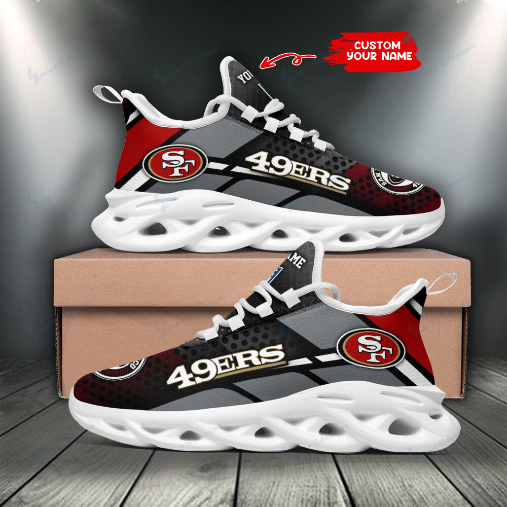 JWFancy San Francisco 49ers NFL Max Soul Shoes Sneakers For Men And Women