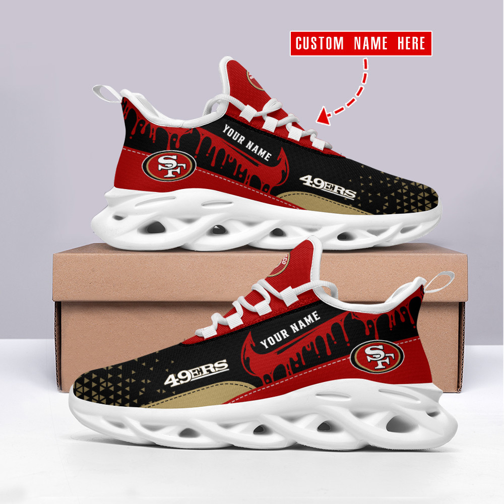 JWFancy San Francisco 49ers NFL Max Soul Shoes Sneakers For Men And Women