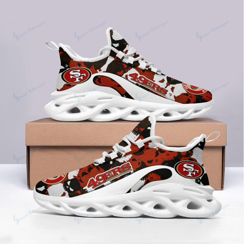 JWFancy San Francisco 49ers NFL Max Soul Shoes Sneakers For Men And Women