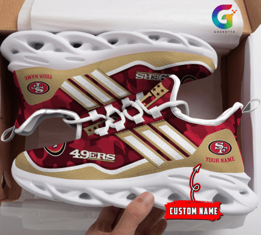 JWFancy San Francisco 49ers NFL Max Soul Shoes Sneakers For Men And Women
