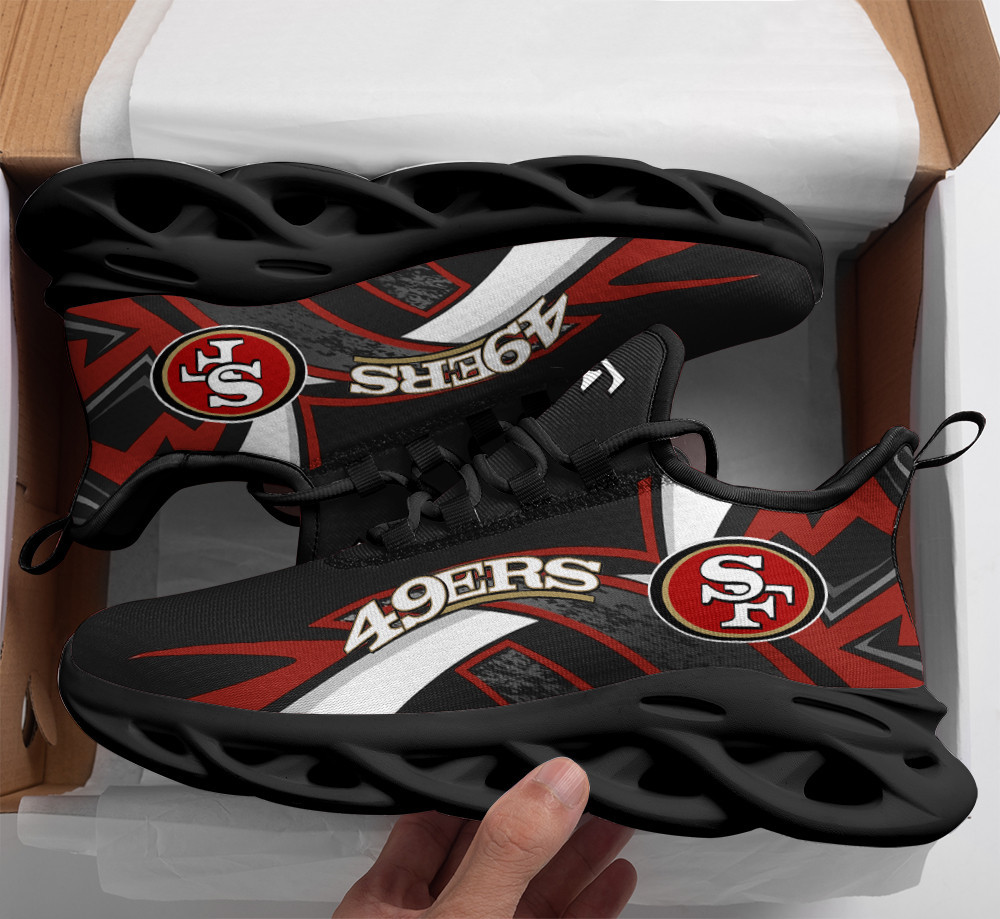 JWFancy San Francisco 49ers NFL Max Soul Shoes Sneakers For Men And Women