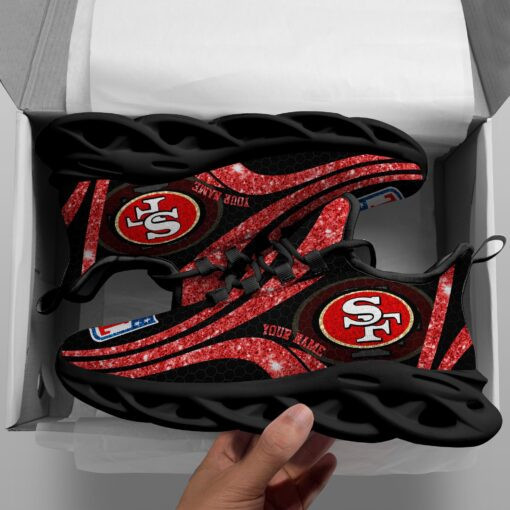 JWFancy San Francisco 49ers NFL Max Soul Shoes Sneakers For Men And Women