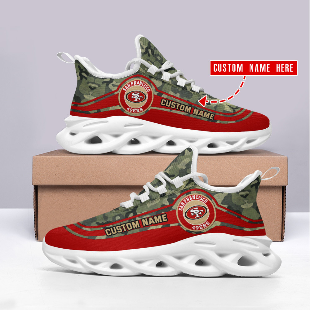 JWFancy San Francisco 49ers NFL Max Soul Shoes Sneakers For Men And Women