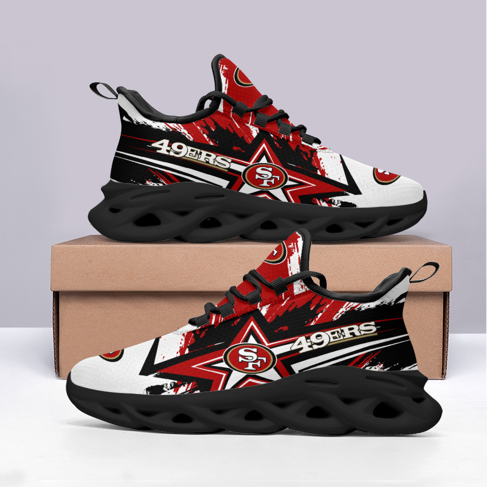 JWFancy San Francisco 49ers NFL Max Soul Shoes Sneakers For Men And Women