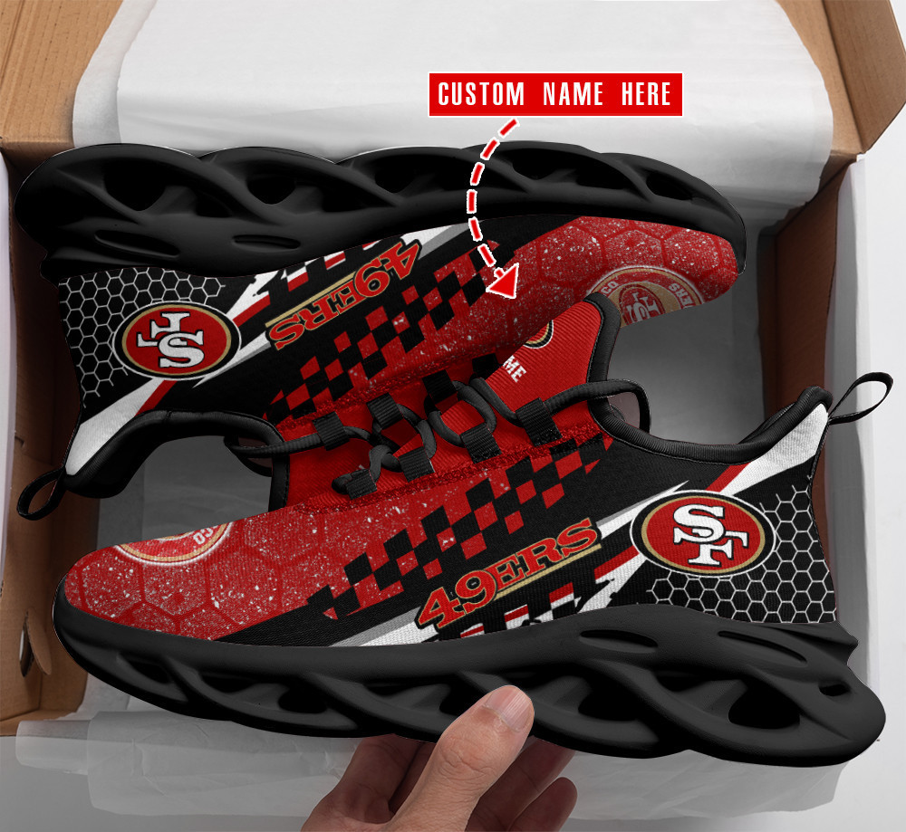 JWFancy San Francisco 49ers NFL Max Soul Shoes Sneakers For Men And Women