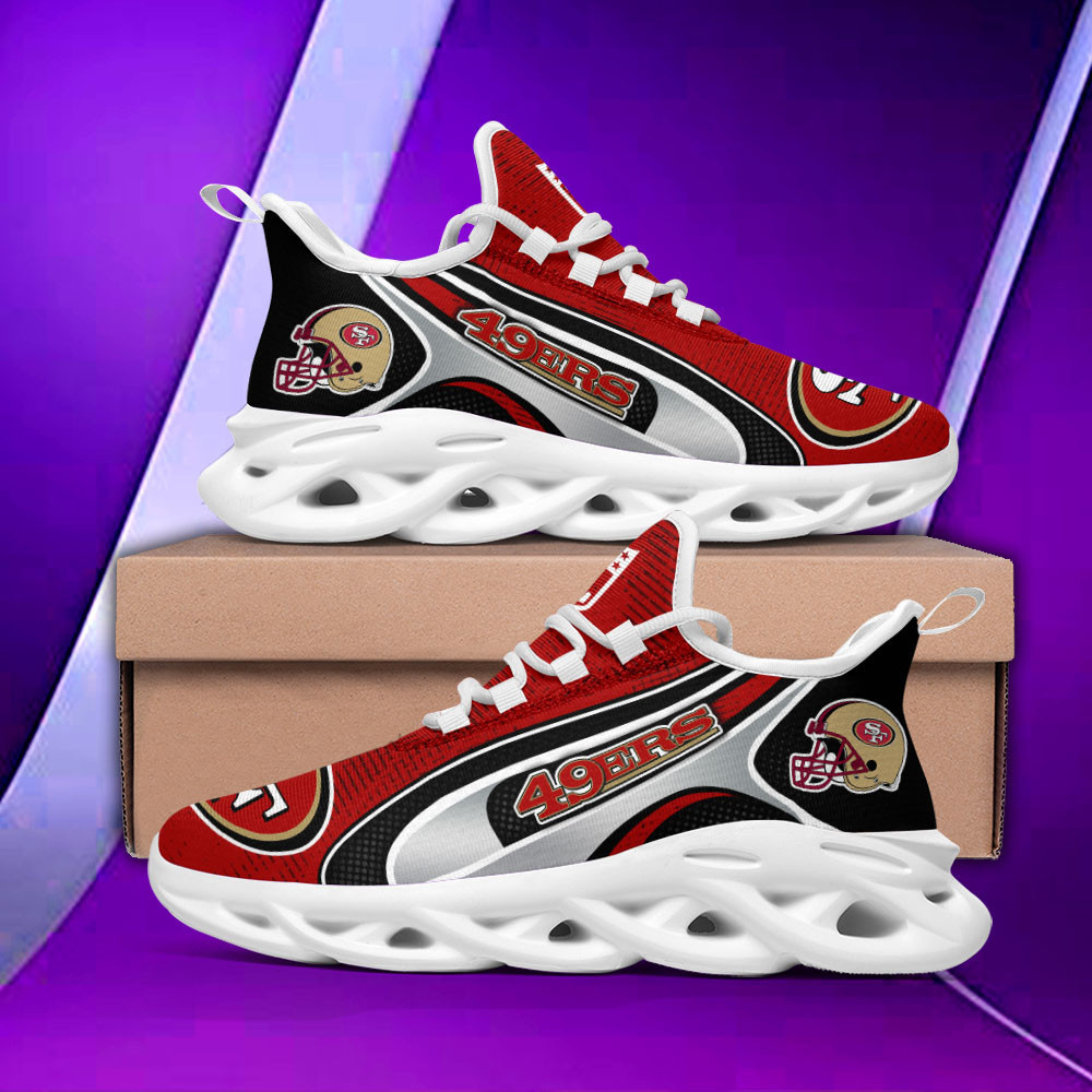 JWFancy San Francisco 49ers NFL Max Soul Shoes Sneakers For Men And Women