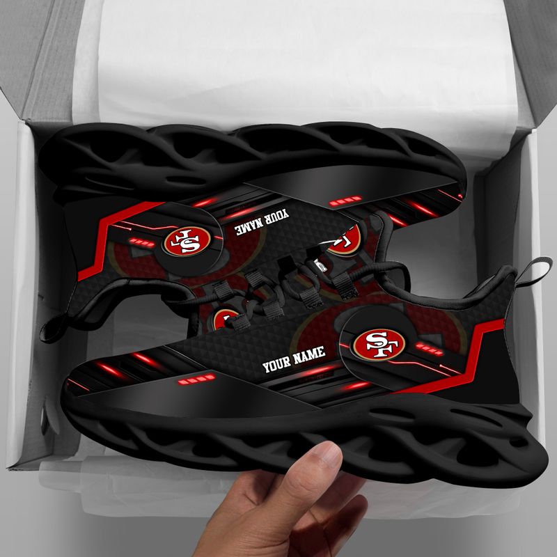 JWFancy San Francisco 49ers NFL Max Soul Shoes Sneakers For Men And Women