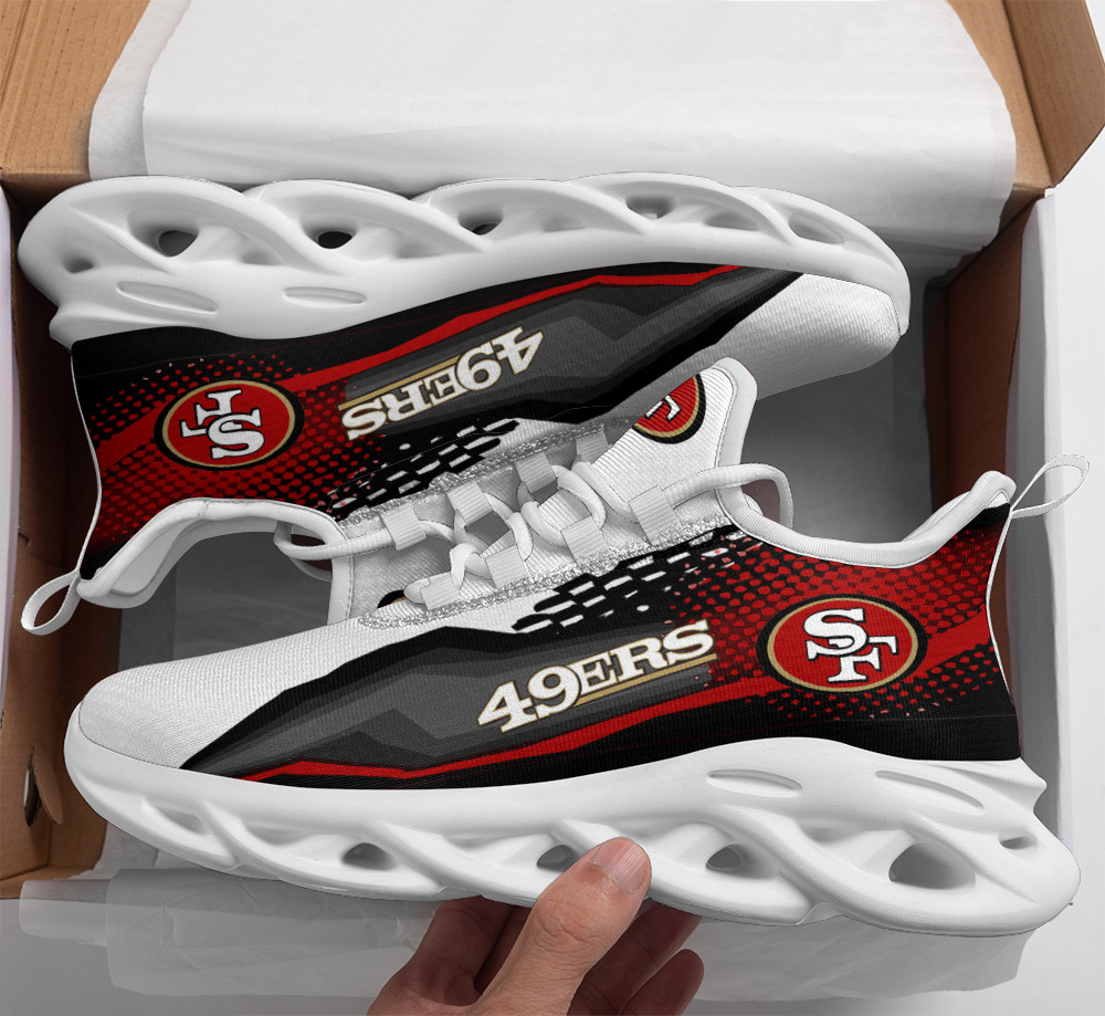 JWFancy San Francisco 49ers NFL Max Soul Shoes Sneakers For Men And Women