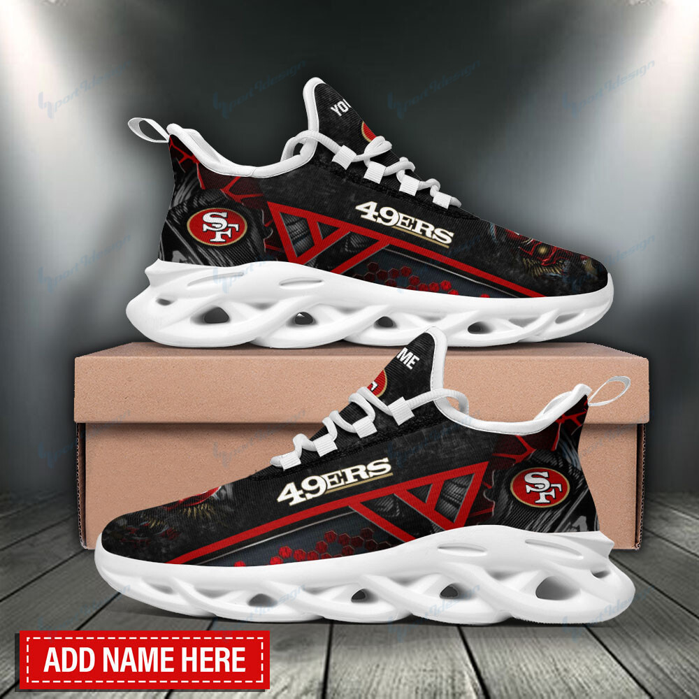 JWFancy San Francisco 49ers NFL Max Soul Shoes Sneakers For Men And Women