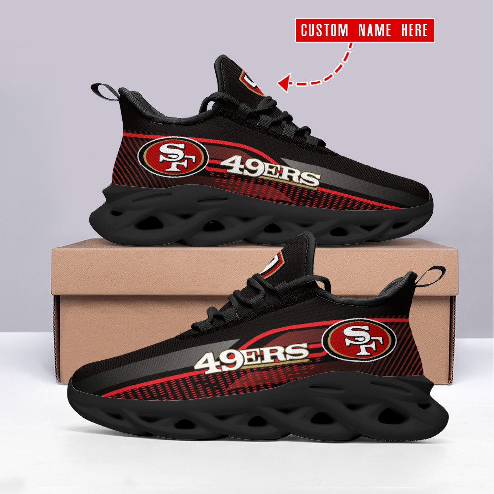JWFancy San Francisco 49ers NFL Max Soul Shoes Sneakers For Men And Women