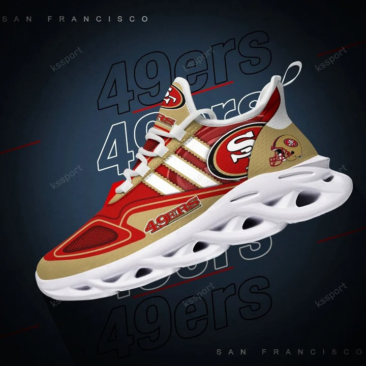 JWFancy San Francisco 49ers NFL Max Soul Shoes Sneakers For Men And Women