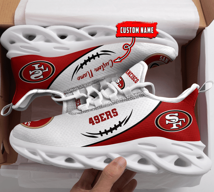 JWFancy San Francisco 49ers NFL Max Soul Shoes Sneakers For Men And Women