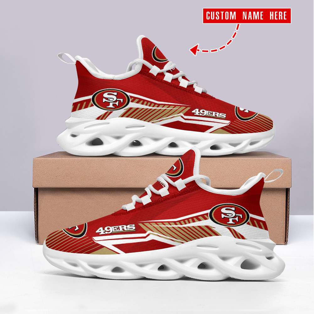 JWFancy San Francisco 49ers NFL Max Soul Shoes Sneakers For Men And Women