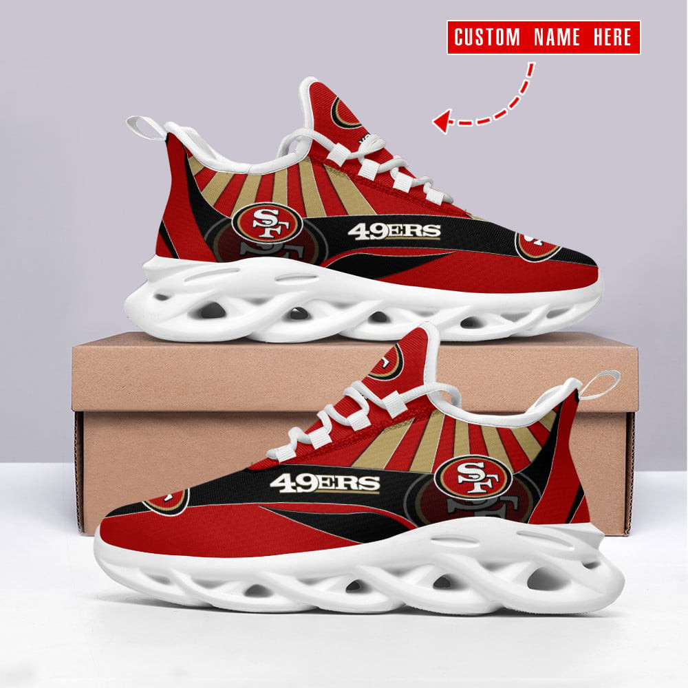 JWFancy San Francisco 49ers NFL Max Soul Shoes Sneakers For Men And Women