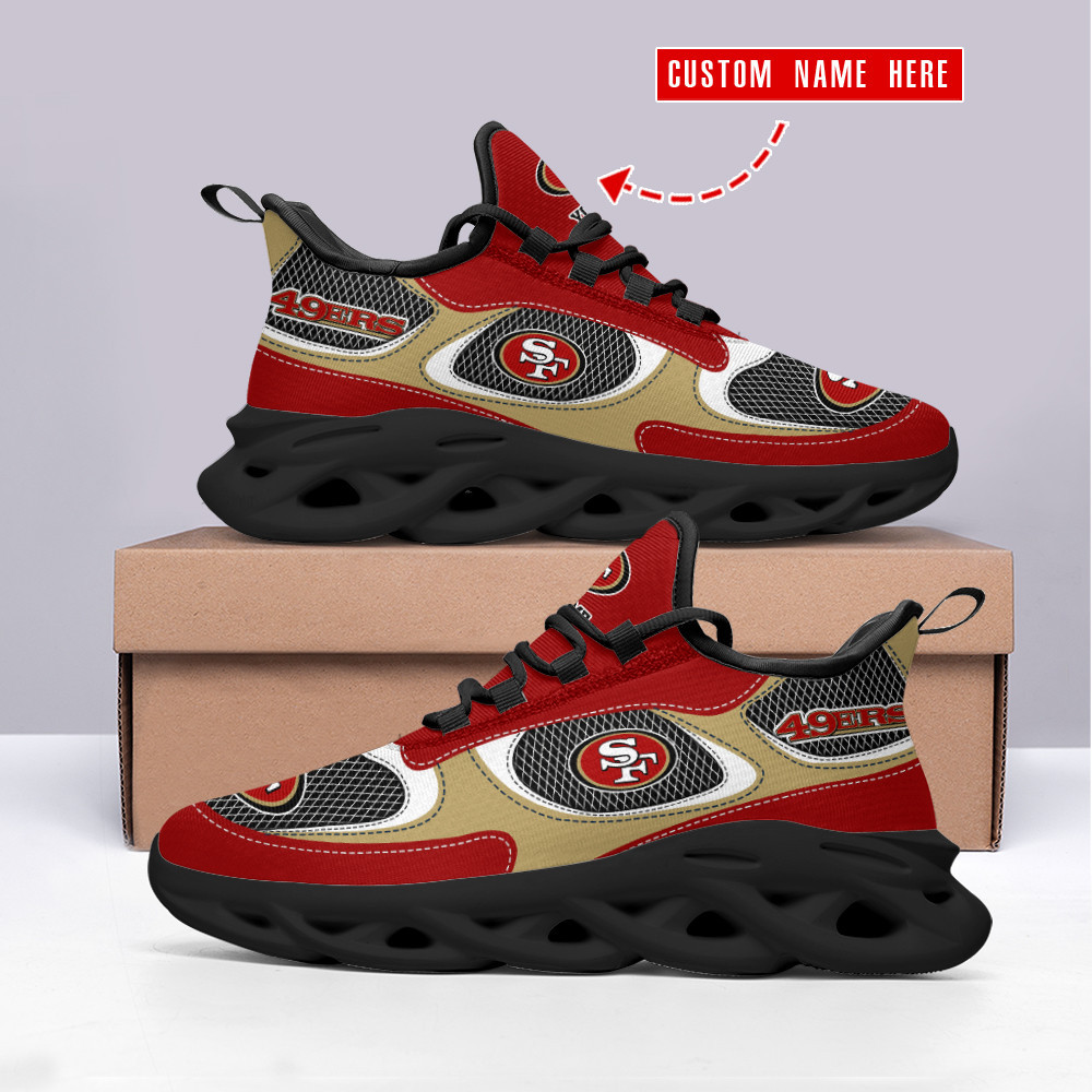 JWFancy San Francisco 49ers NFL Max Soul Shoes Sneakers For Men And Women