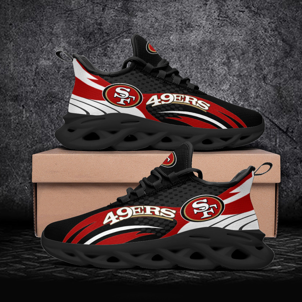 JWFancy San Francisco 49ers NFL Max Soul Shoes Sneakers For Men And Women