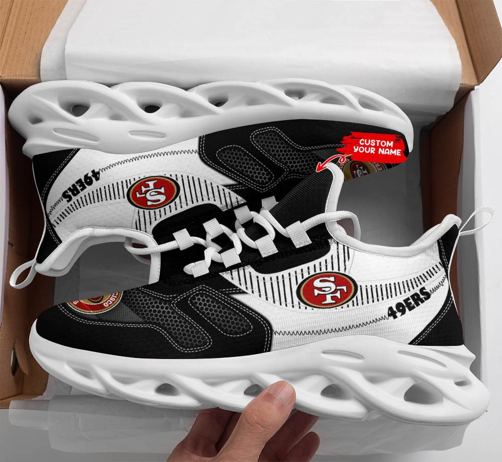 JWFancy San Francisco 49ers NFL Max Soul Shoes Sneakers For Men And Women