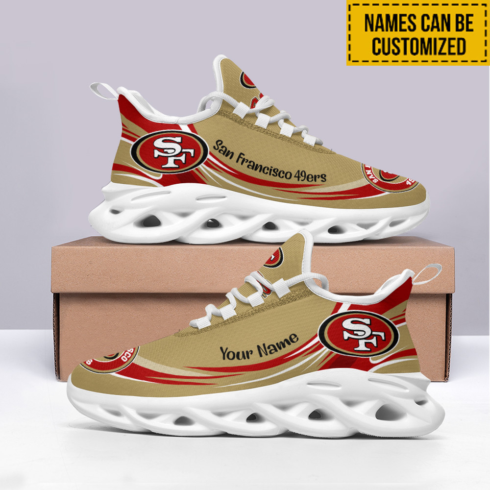 JWFancy San Francisco 49ers NFL Max Soul Shoes Sneakers For Men And Women