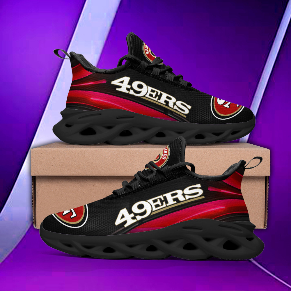 JWFancy San Francisco 49ers NFL Max Soul Shoes Sneakers For Men And Women