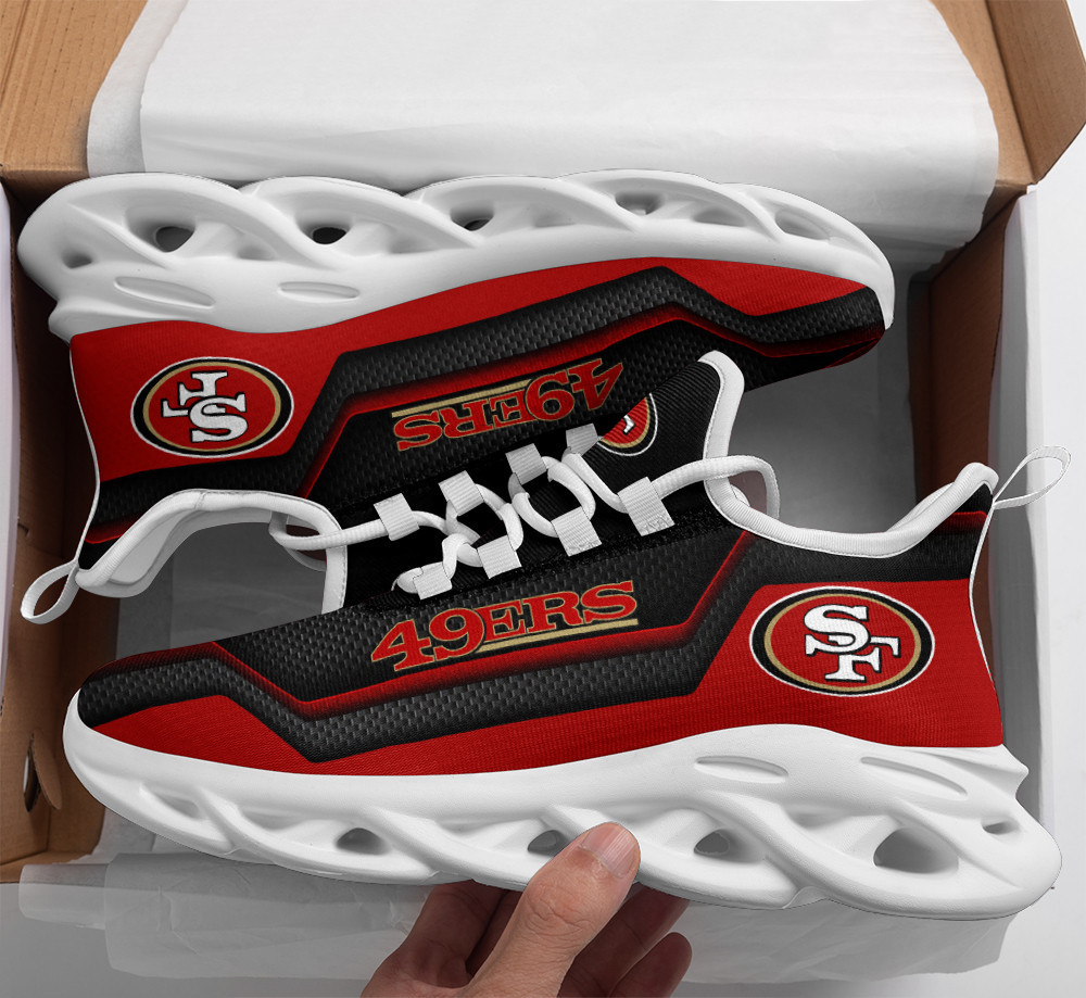 JWFancy San Francisco 49ers NFL Max Soul Shoes Sneakers For Men And Women