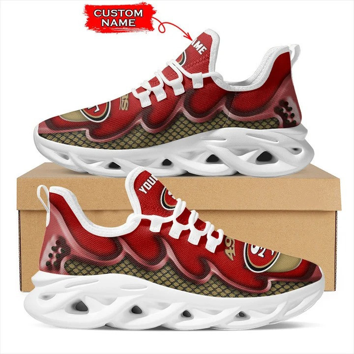 JWFancy San Francisco 49ers NFL Max Soul Shoes Sneakers For Men And Women
