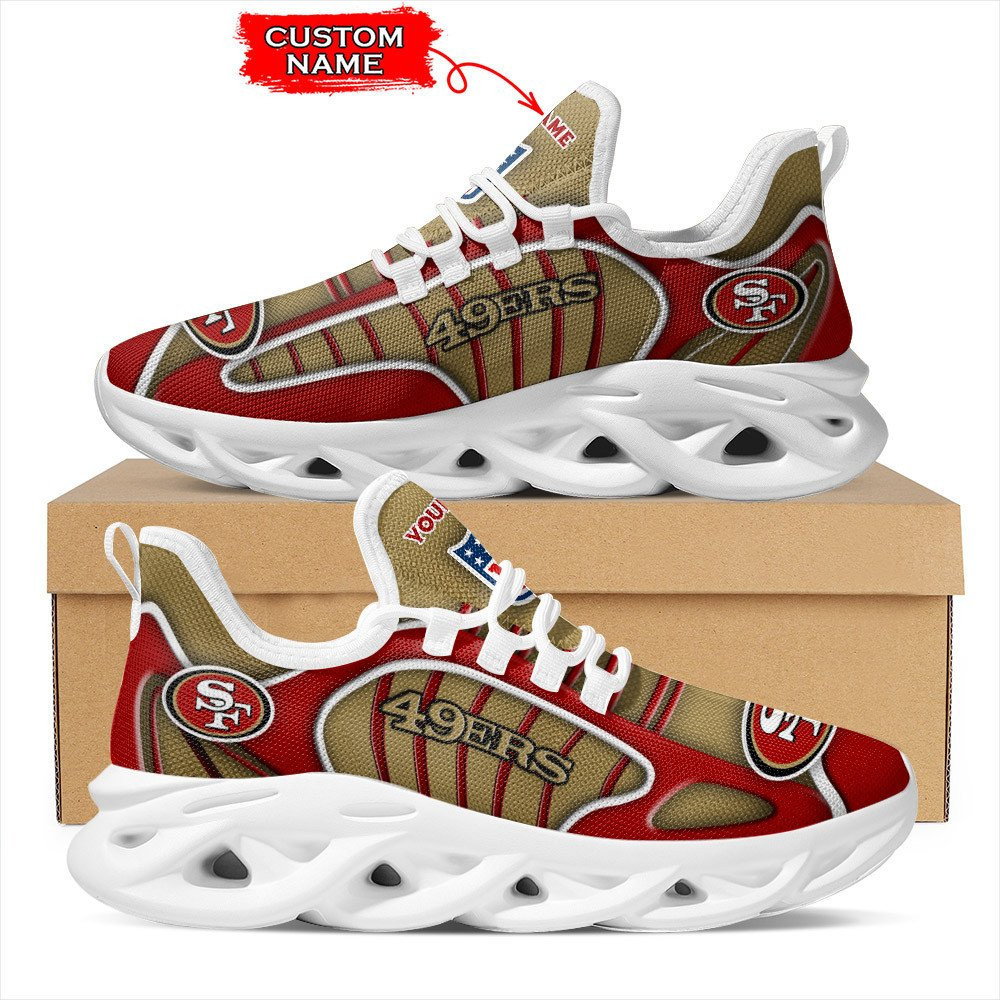 JWFancy San Francisco 49ers NFL Max Soul Shoes Sneakers For Men And Women