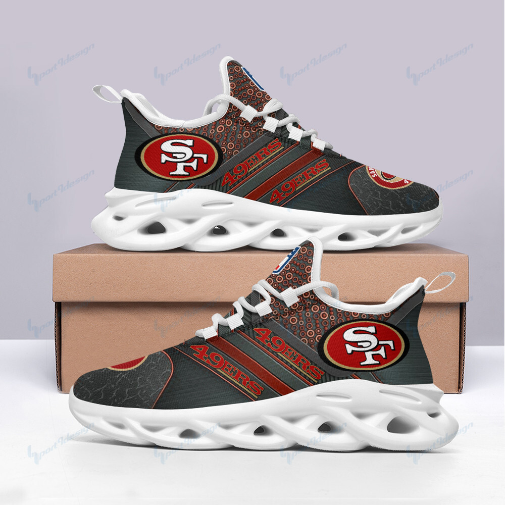 JWFancy San Francisco 49ers NFL Max Soul Shoes Sneakers For Men And Women