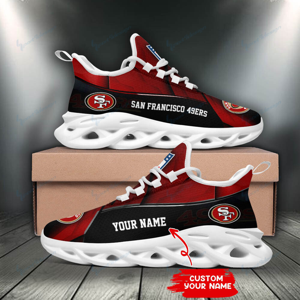 JWFancy San Francisco 49ers NFL Max Soul Shoes Sneakers For Men And Women