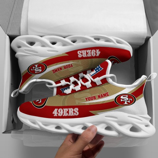 JWFancy San Francisco 49ers NFL Max Soul Shoes Sneakers For Men And Women