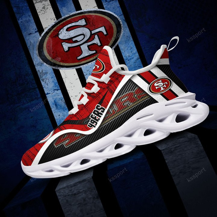 JWFancy San Francisco 49ers NFL Max Soul Shoes Sneakers For Men And Women