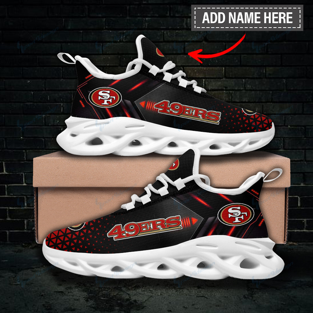 JWFancy San Francisco 49ers NFL Max Soul Shoes Sneakers For Men And Women