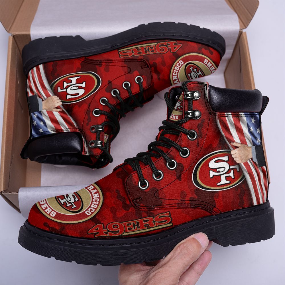 JWFancy San Francisco 49ers TBL Boots Shoes For Men And Women