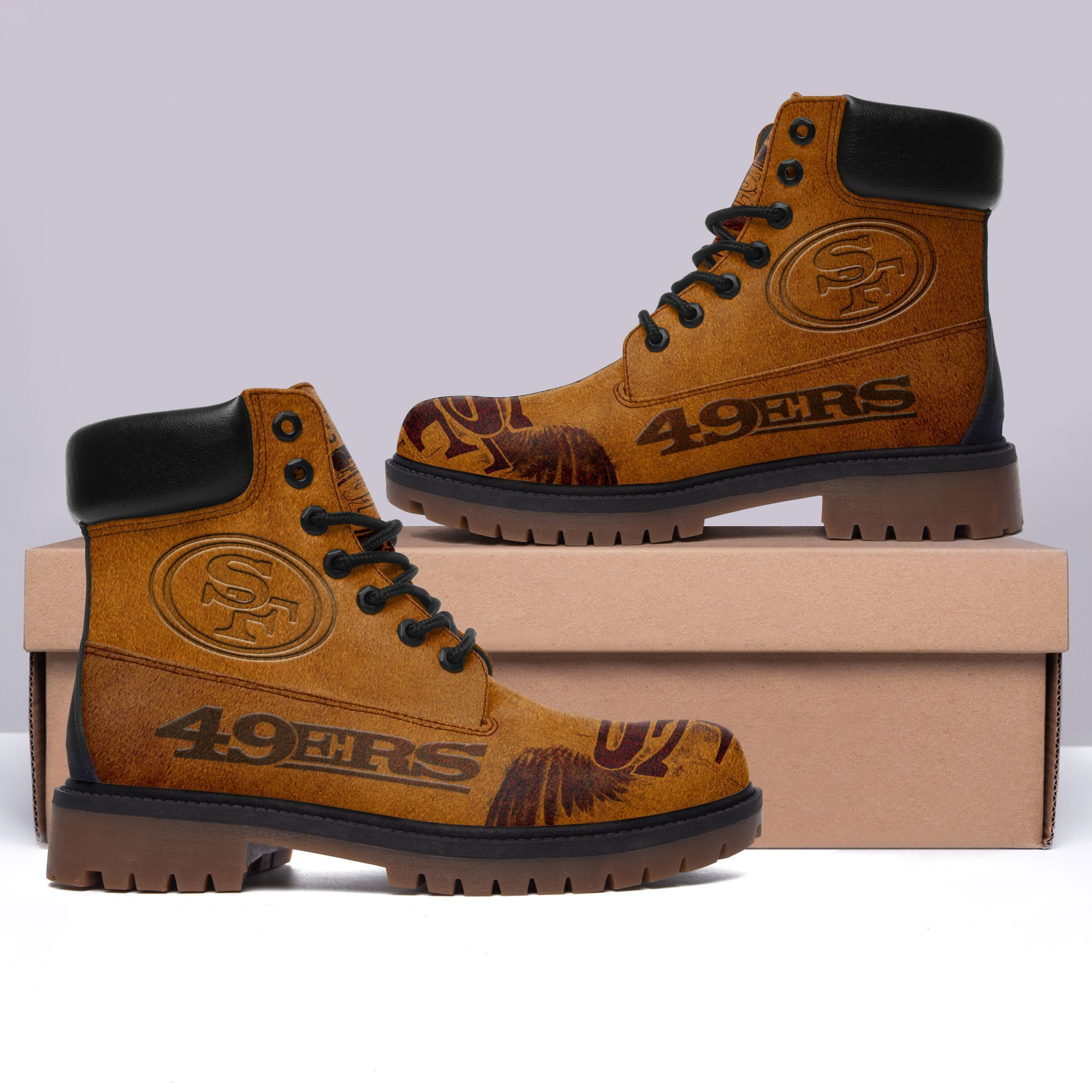 JWFancy San Francisco 49ers TBL Boots Shoes For Men And Women