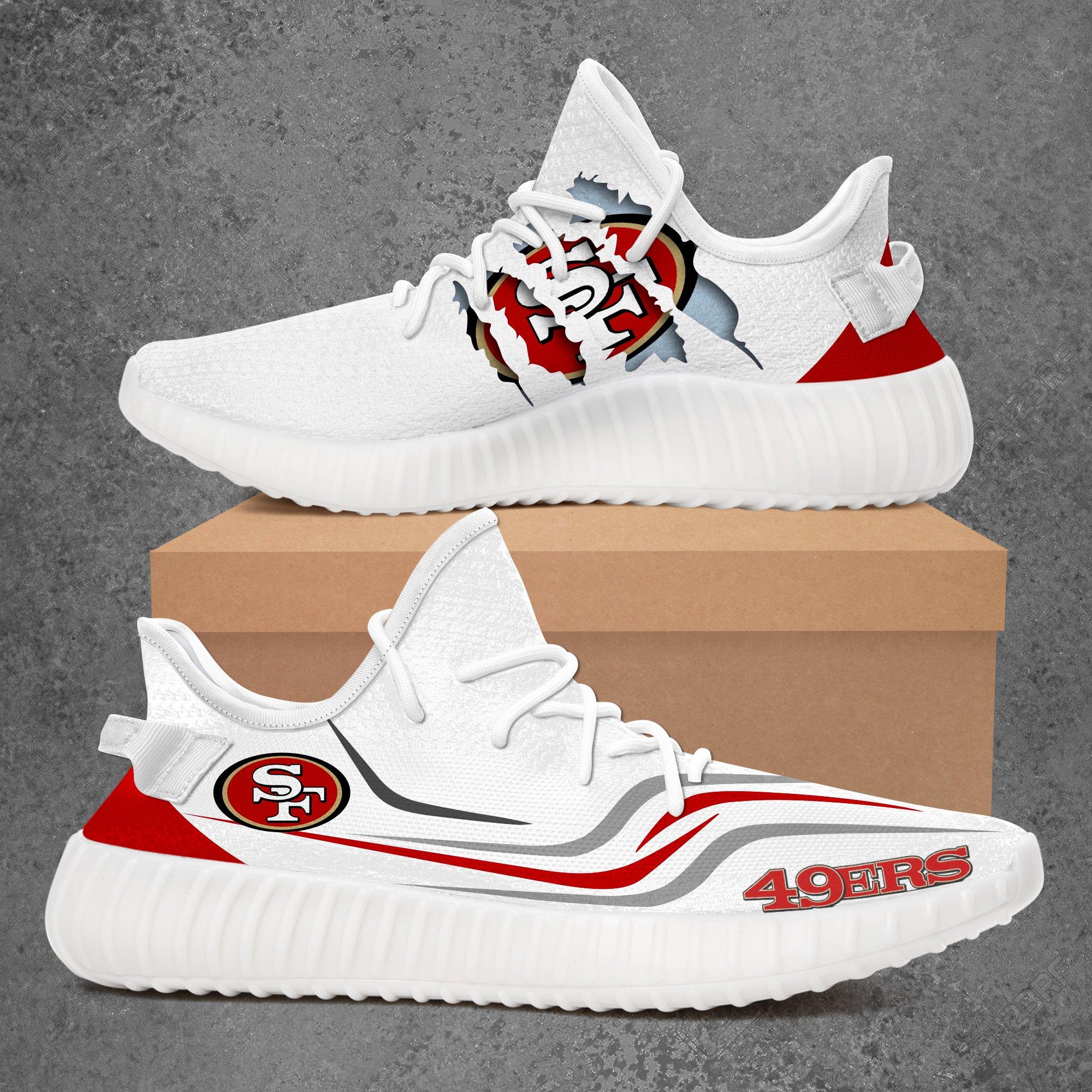 JWFancy San Francisco 49ers Yeezy Boost Shoes For Men And Women