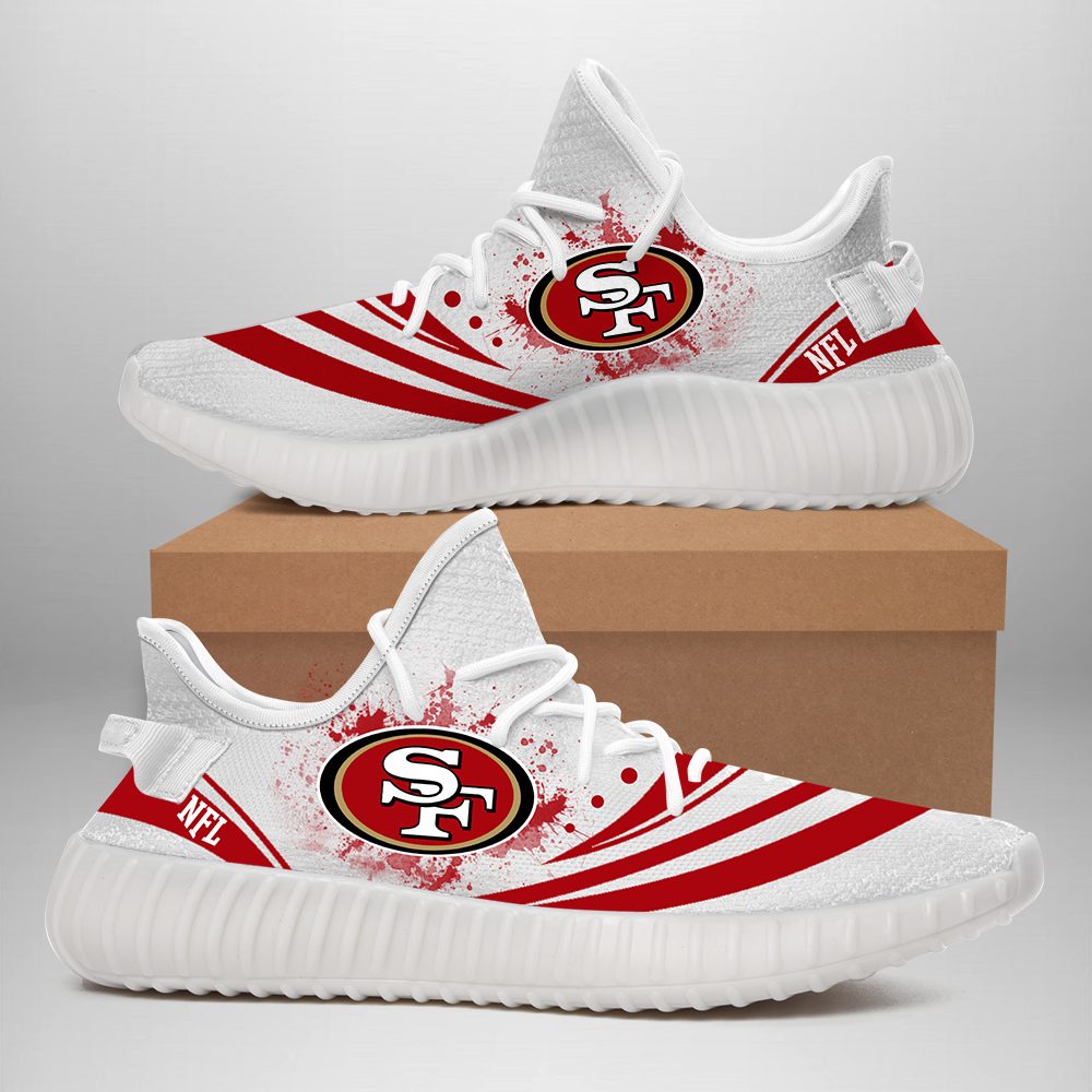 JWFancy San Francisco 49ers Yeezy Boost Shoes For Men And Women