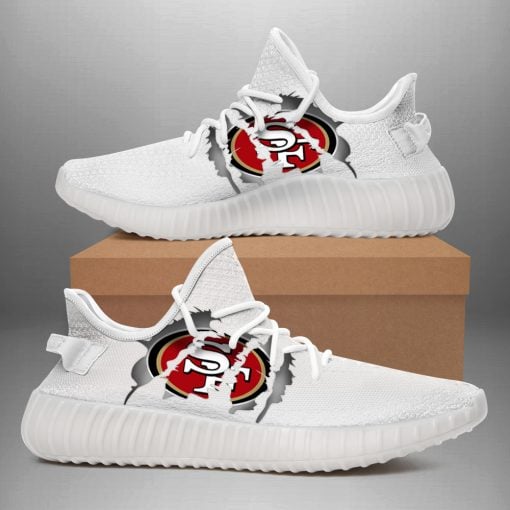 JWFancy San Francisco 49ers Yeezy Boost Shoes For Men And Women