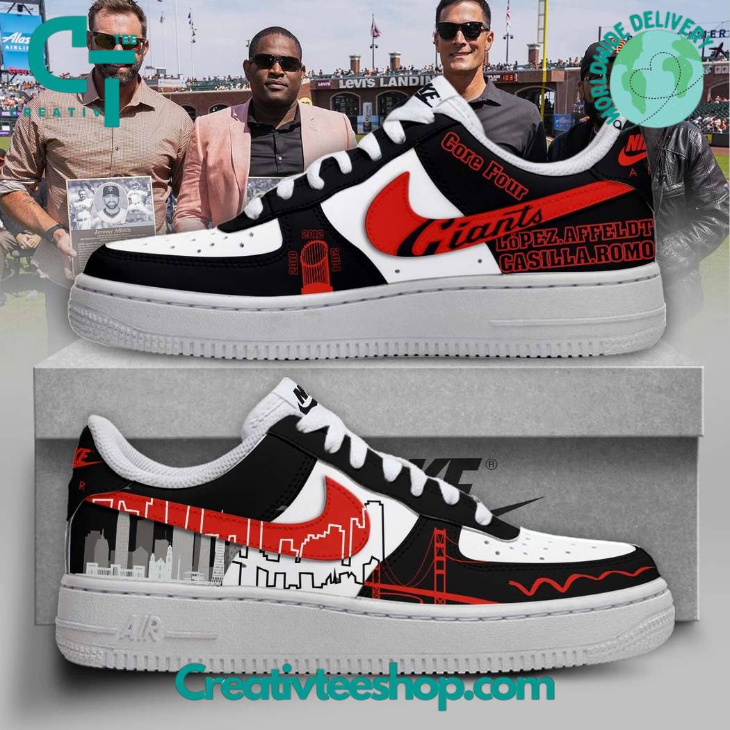 JWFancy San Francisco Giants Air Low-Top Sneakers Shoes For Men And Women