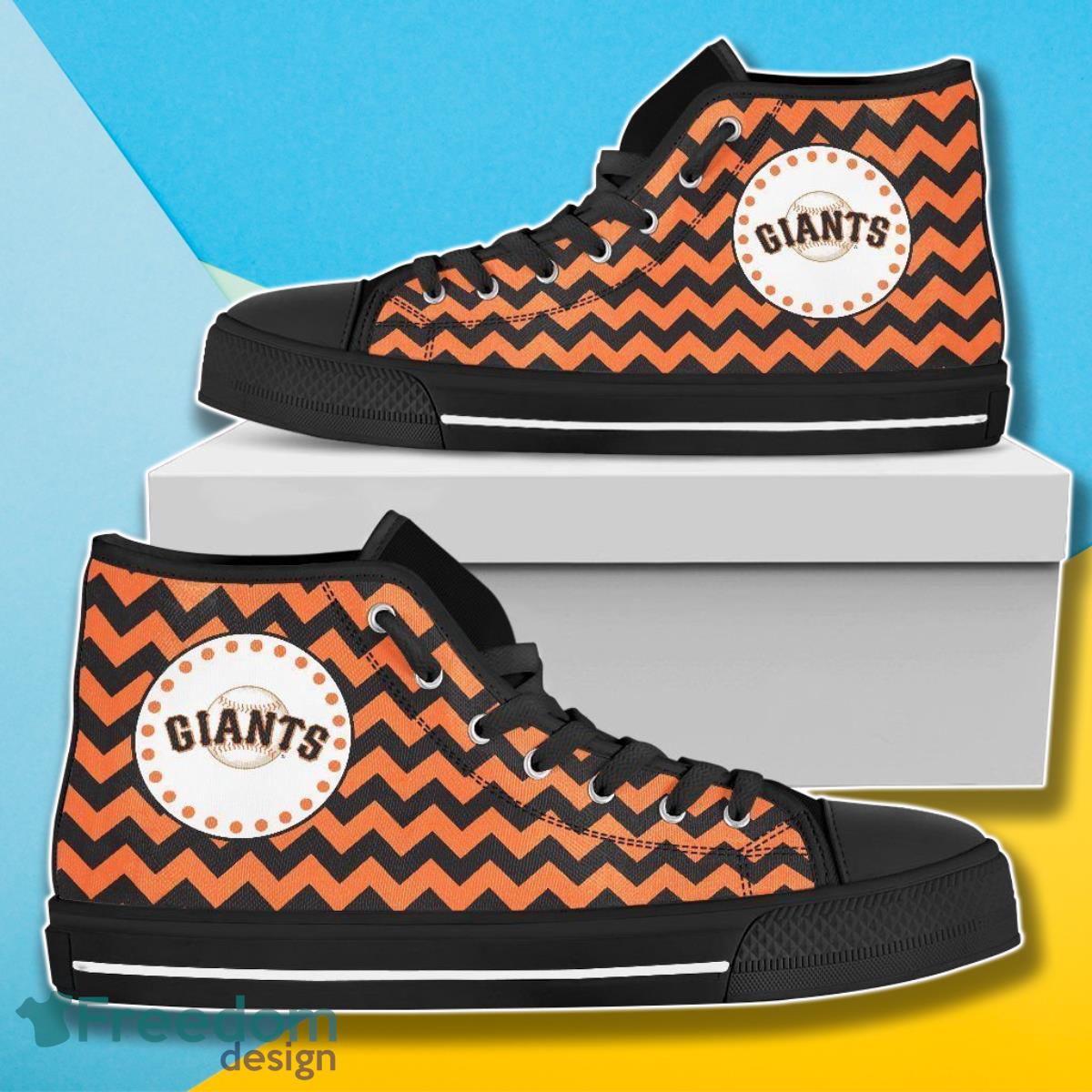 JWFancy San Francisco Giants High Top Canvas Sneakers Shoes For Men And Women