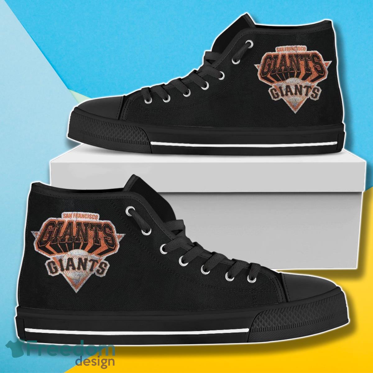 JWFancy San Francisco Giants High Top Canvas Sneakers Shoes For Men And Women