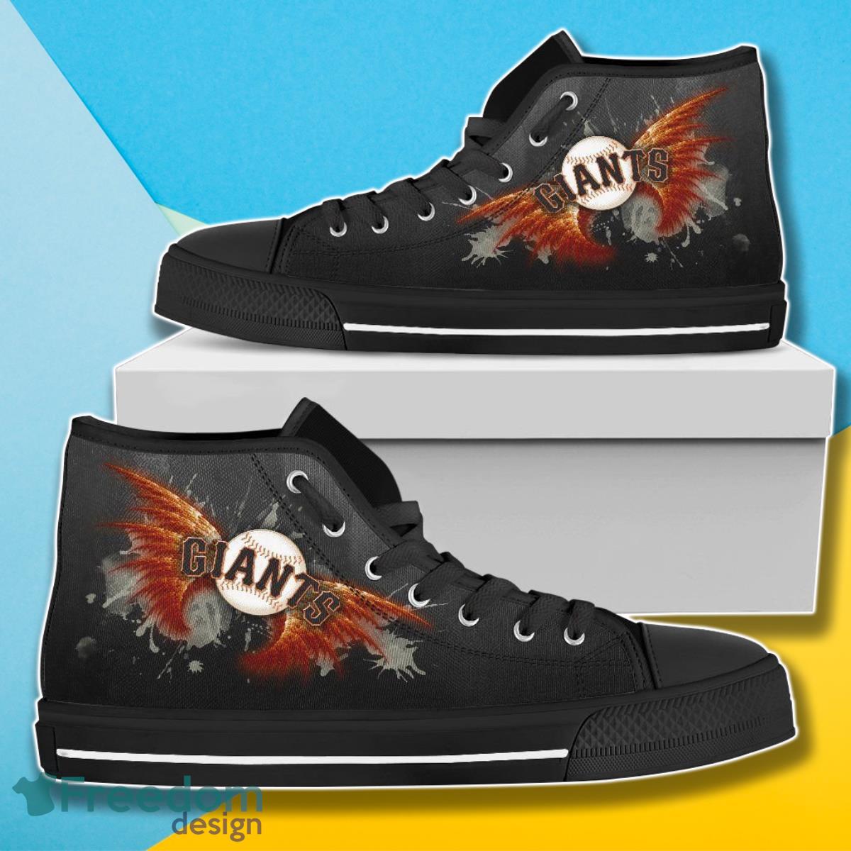 JWFancy San Francisco Giants High Top Canvas Sneakers Shoes For Men And Women