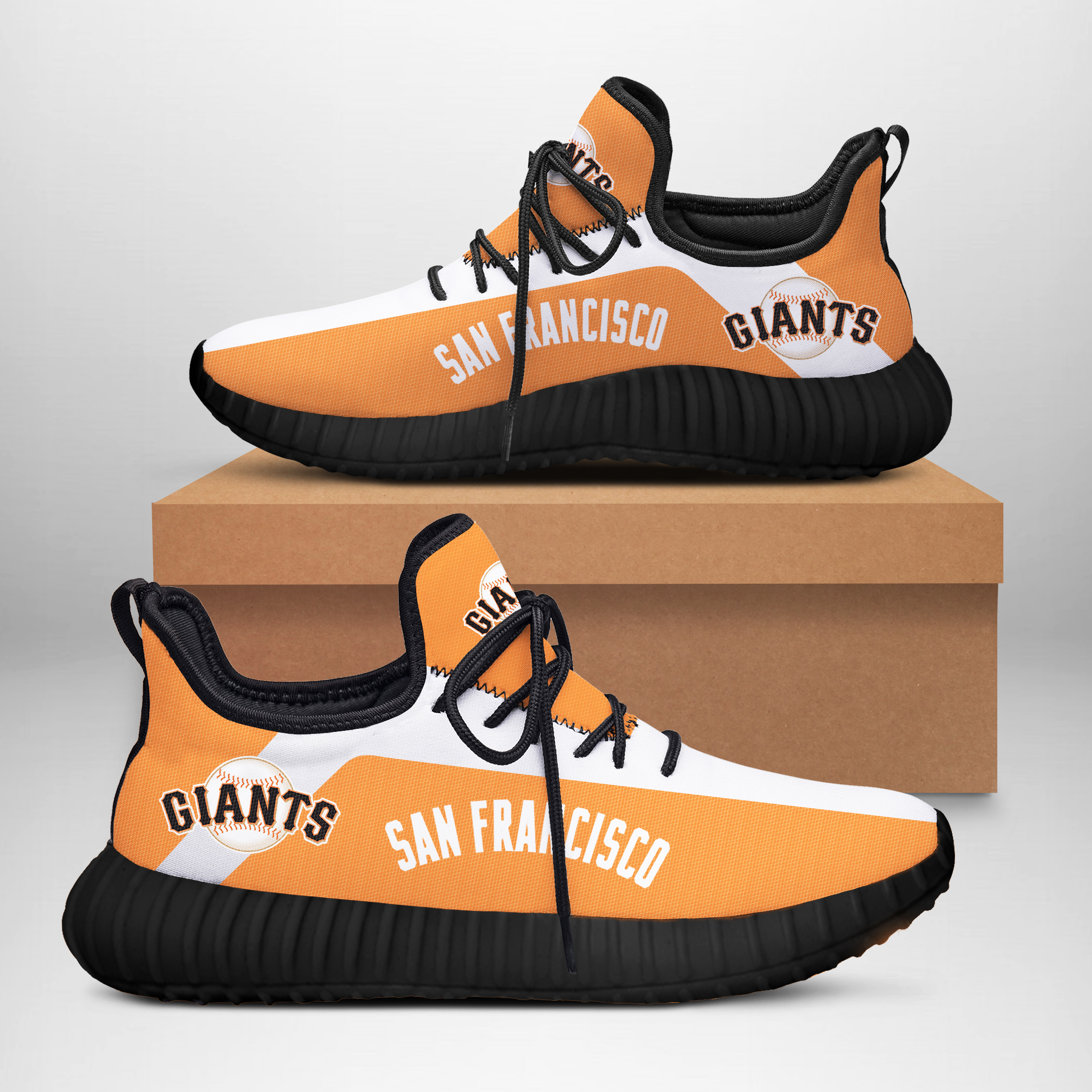 JWFancy San Francisco Giants Reze Sneakers Shoes For Men And Women