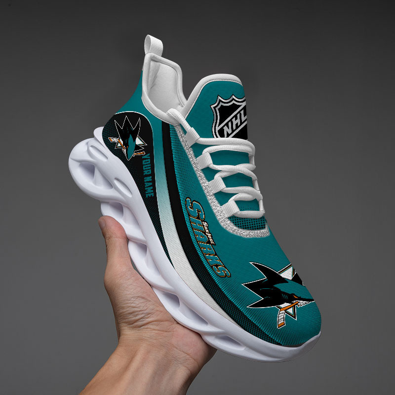 JWFancy San Jose Sharks Max Soul Shoes Sneakers For Men And Women