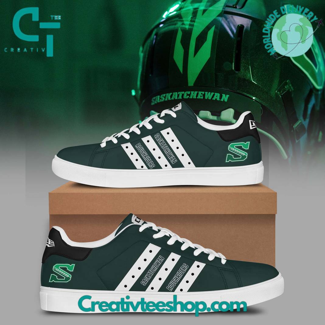 JWFancy Saskatchewan Roughriders Skate Stan Shoes Sneakes For Men And Women