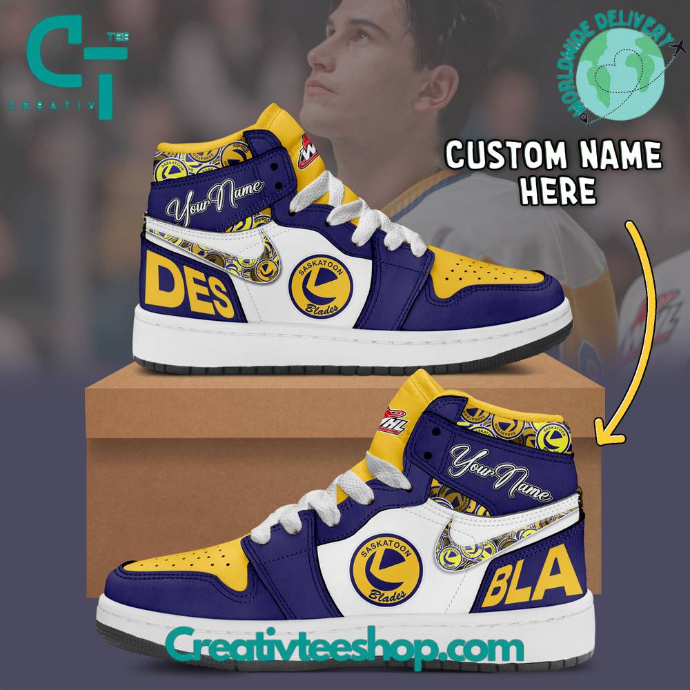 JWFancy Saskatoon Blades AJ1 High Sneakers Shoes For Men And Women