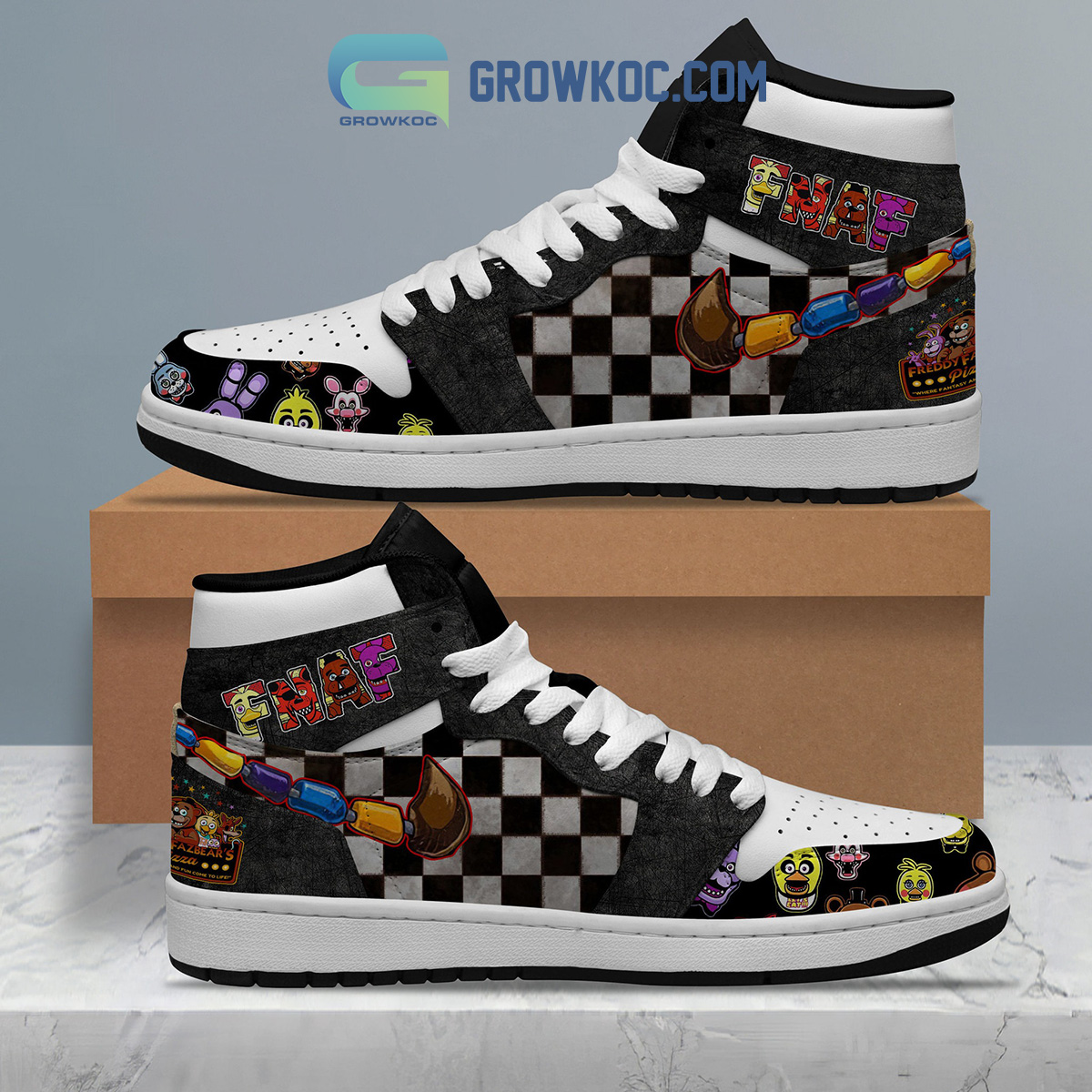JWFancy Scary AJ1 High Sneakers Shoes For Men And Women