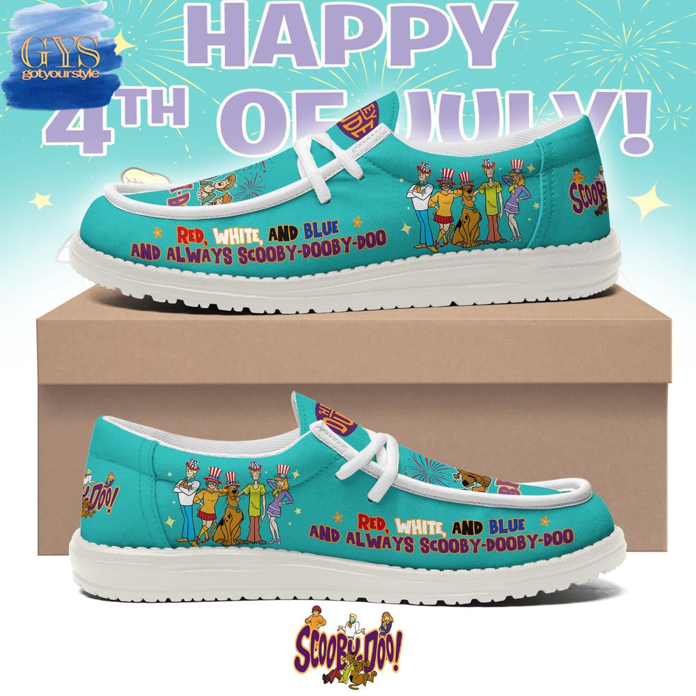 JWFancy Scooby-Doo Hey Dude Shoes Wally Men's Lace Up Loafers Comfortable For Men And Women