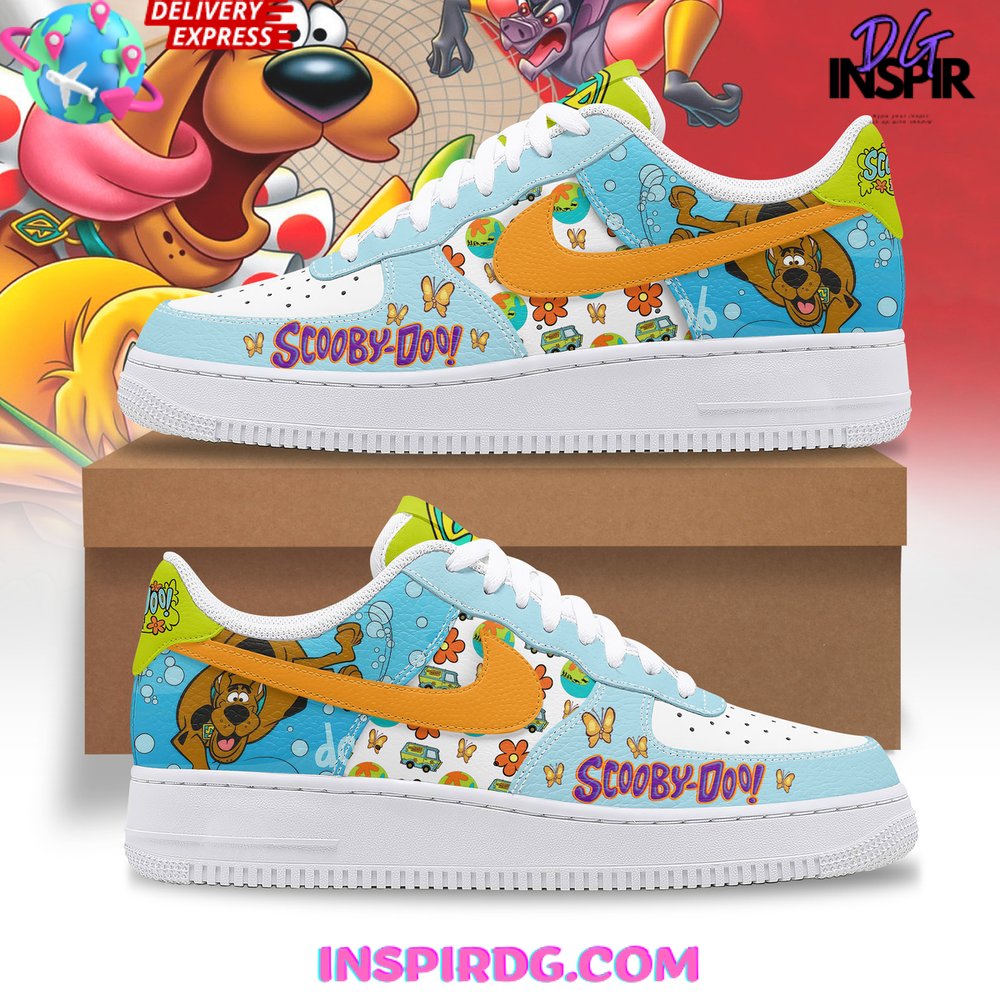 JWFancy Scooby Doo Run Cartoon Air Low-Top Sneakers Shoes For Men And Women