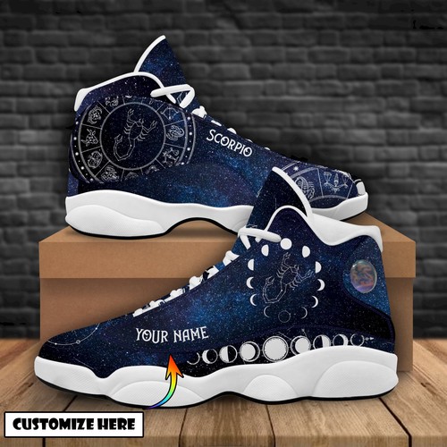 JWFancy Scorpio Zodiac AJ13 Sneakers Shoes For Men And Women